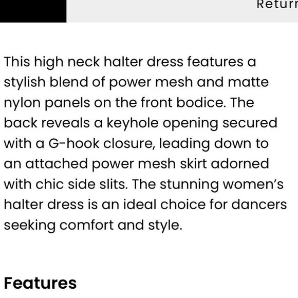 Balera Ballet Modern Dance Dress Mauve Small Adult - Picture 4 of 10